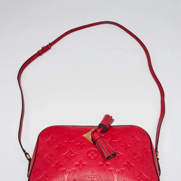 Louis Vuitton Scarlet Monogram Empreinte Leather Saintonge Crossbody Bag - Picture 8 of 12